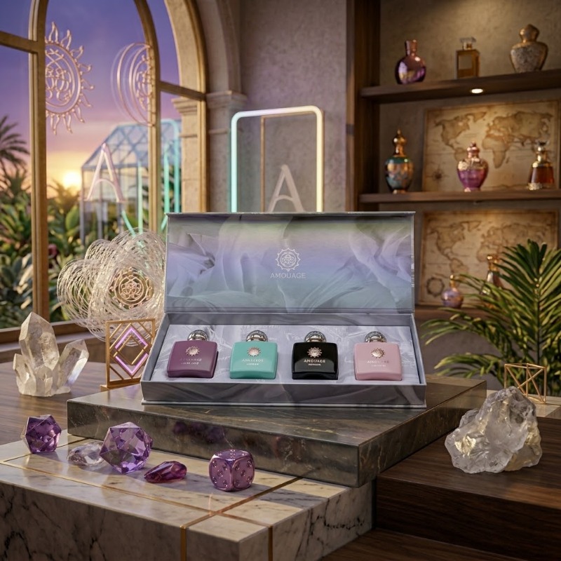 AMOUAGE Perfume Gift Set Unise - The Collection Perfume Fragrance 评论和价格