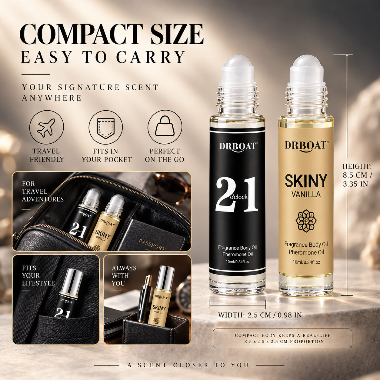 Men Roll On Perfume Oil, Caram - Perfume Fragrance Oil 评论和价格